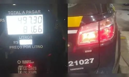 PRF abastece viatura, flagra “bomba baixa” e prende gerente de posto