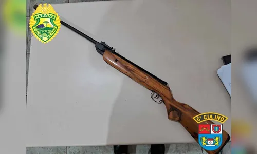 Homem é flagrado caminhando com arma de pressão adaptada em Ivaiporã