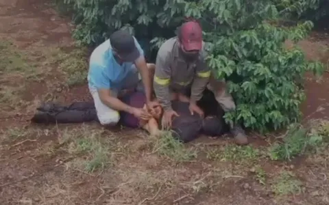 O menino conseguiu fugir e pedir ajuda para a irmã