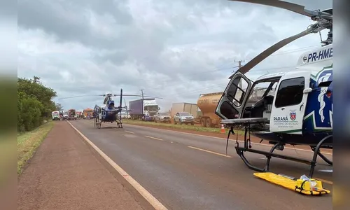 Serviço aeromédico do PR bate recorde com 4 mil atendimentos em 2023