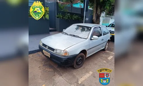 Polícia recupera em Ivaiporã Gol furtado em Jardim Alegre
