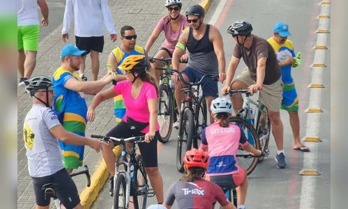 Passeio ciclístico é opção de exercício e lazer em Guaratuba