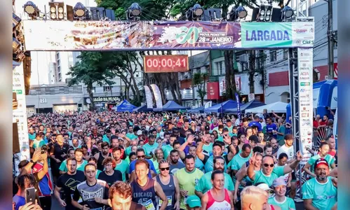 Prova Pedestre 28 de Janeiro atinge 2.500 inscritos