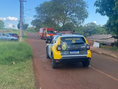 Siate do Corpo de Bombeiros e Polícia Militar (PM) foram ao local