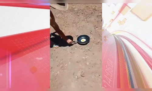 Será que está calor? Agricultor frita ovo no chão em Ivaiporã; veja