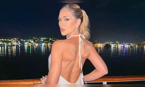 Virginia Fonseca surpreende com look branco em cruzeiro de Neymar