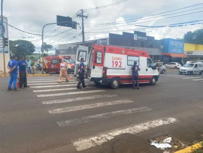 Vítimas foram socorridas pelo Samu e Siate