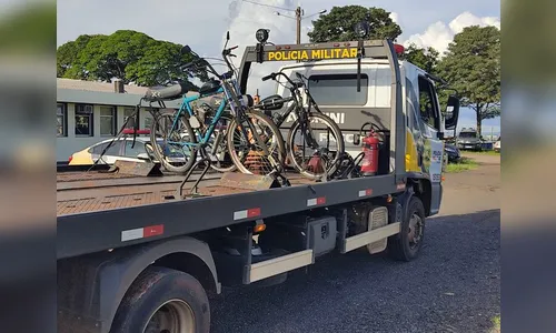 PM apreende bicicletas motorizadas irregulares em Apucarana