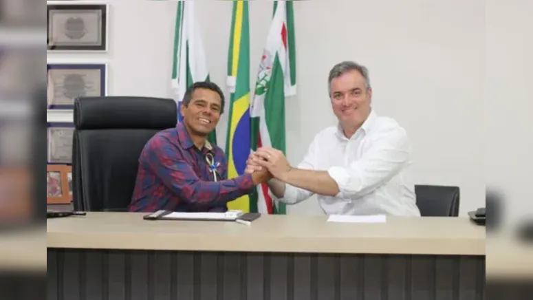 Prefeito Toledo e vice Fabinho