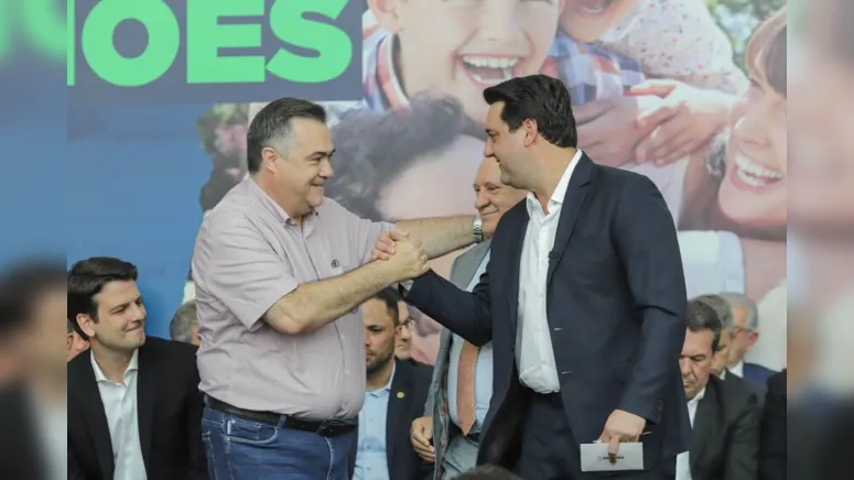 Secretário de Estado da Saúde Beto Preto e governador Ratinho Junior