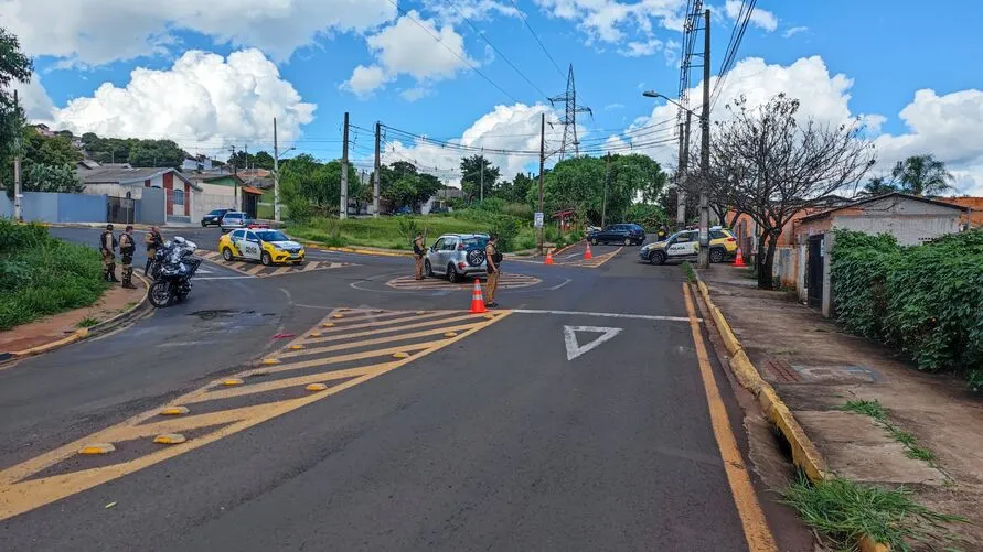 Fiscalização de trânsito em Apucarana