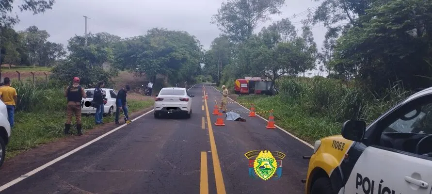 Acidente foi registrado por volta das 11h40 desta sexta-feira