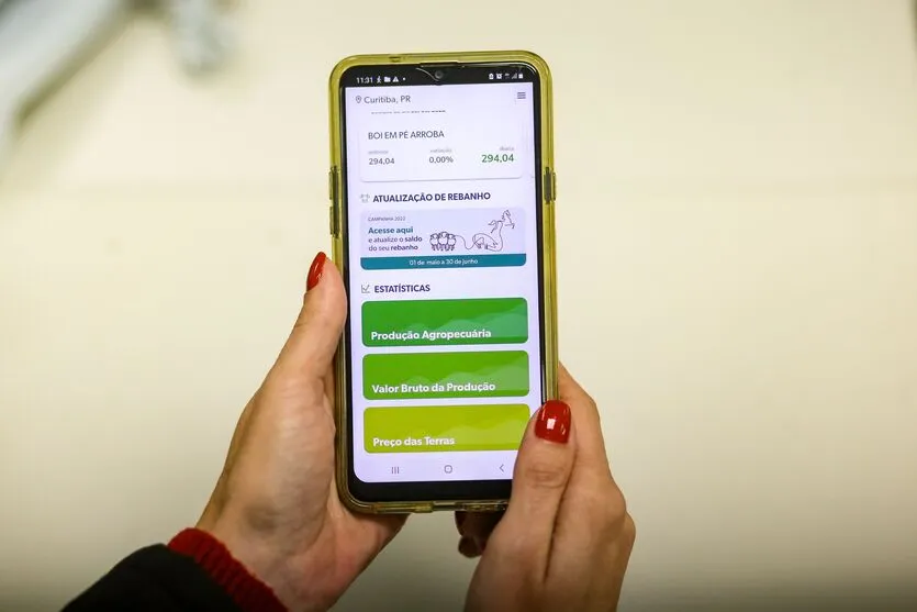 Aplicativo Paraná Agro facilita acesso a dados da agropecuária paranaense