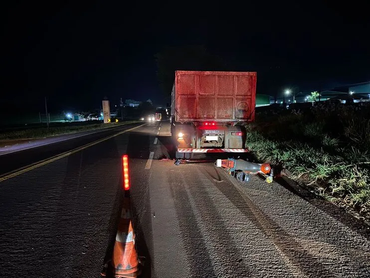 Colisão aconteceu na altura do KM 39 da BR-369