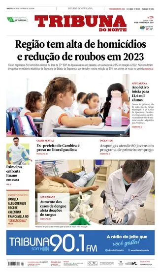 Edição do dia 8 de fevereiro de  2024