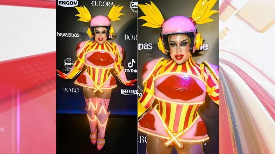 Gloria Groove usou a roupa durante apresentação no Baile da Vogue