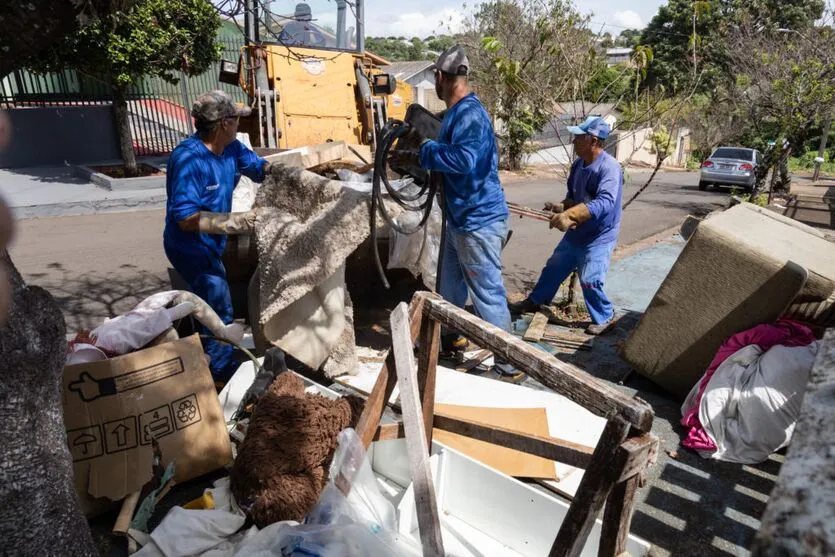 Já foram recolhidos mais de 2,6 mil toneladas de materiais inservíveis