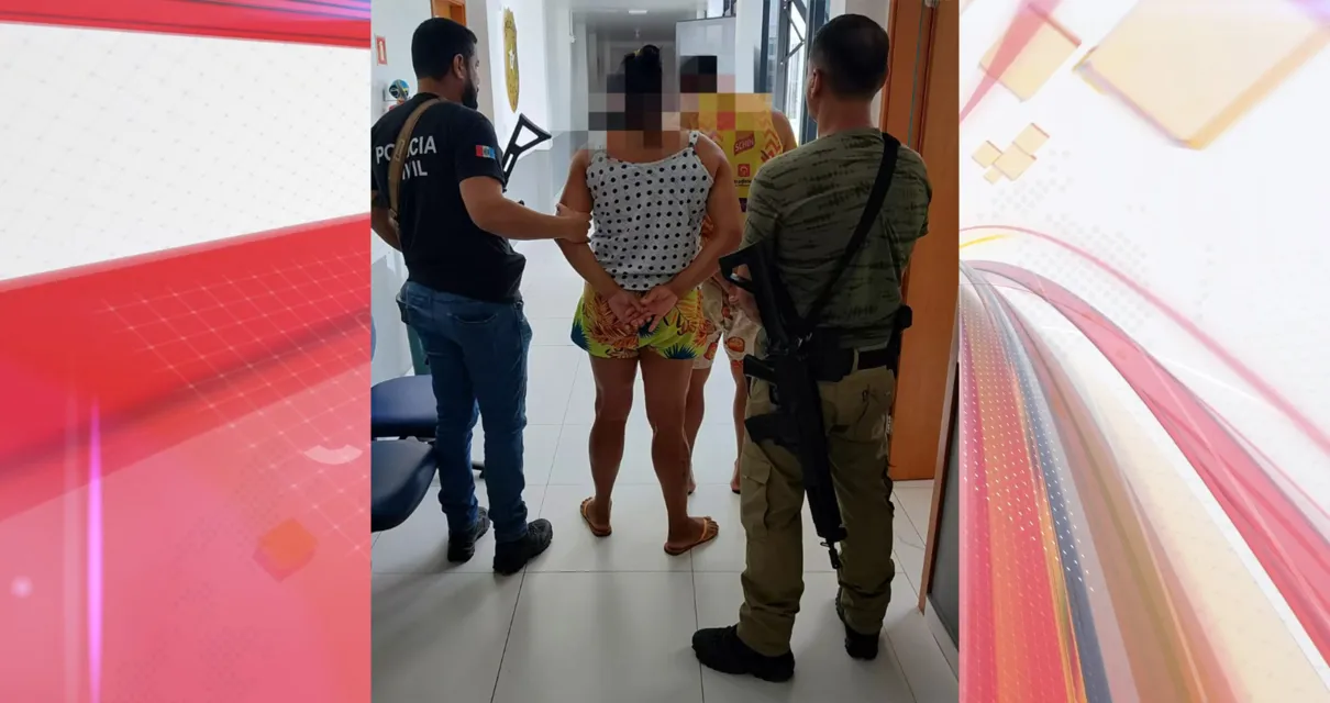 O casal foi preso durante uma operação