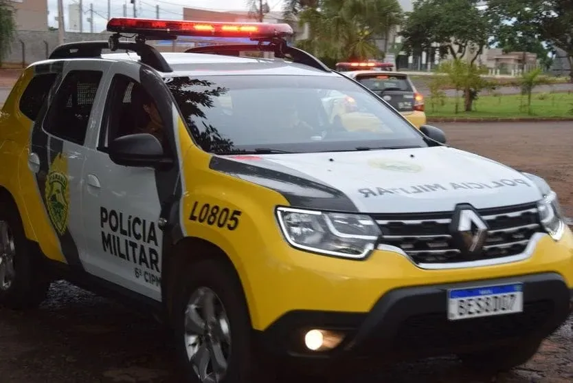 O caso foi na Rua Andirá na tarde de domingo