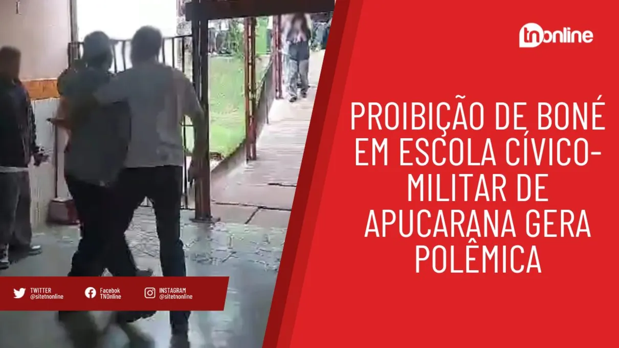 Proibição de boné em escola cívico-militar de Apucarana gera polêmica