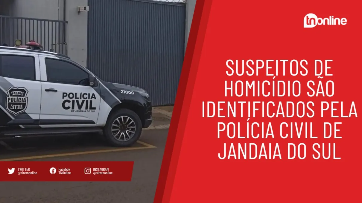 Suspeitos de homicídio são identificados pela Polícia Civil de Jandaia