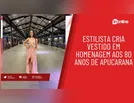 Estilista cria vestido em homenagem aos 80 anos de Apucarana