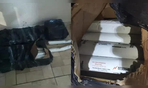 Homens são presos com 50 quilos de dinamites em cidade do Paraná