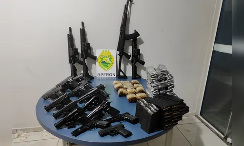 Armas e munições são encontradas em fundo falso de veículo na BR-277