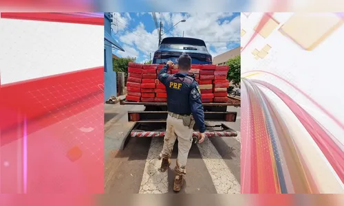 PRF apreende mais de 480 kg de maconha em carro roubado; veja vídeo