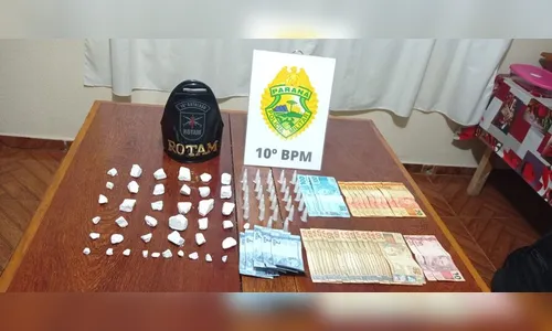 Rotam apreende R$10 mil em cocaína e prende homem em Kaloré