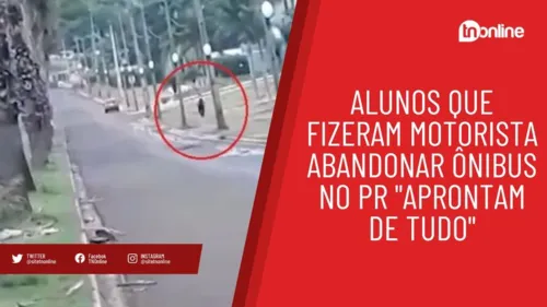 Alunos que fizeram motorista abandonar ônibus no PR "aprontam de tudo"