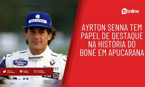 Ayrton Senna tem papel fundamental na história do boné em Apucarana