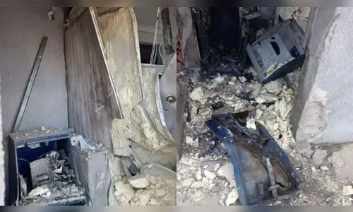 Ladrões usam granada para explodir cofre de posto de combustível no PR