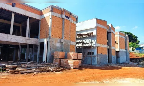 Obra do Ambulatório de Especialidades de Ivaiporã chega a 42%