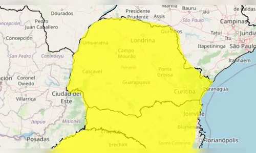 Paraná entra em alerta de risco de temporais com ventos fortes; veja