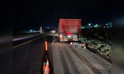 Motociclista morre após colidir com traseira de caminhão na BR-369