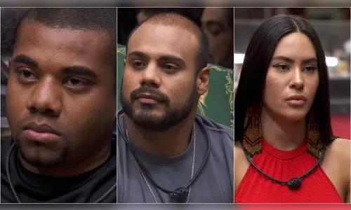 Davi, Marcus Vinicius e Isabelle se enfrentam em paredão triplo