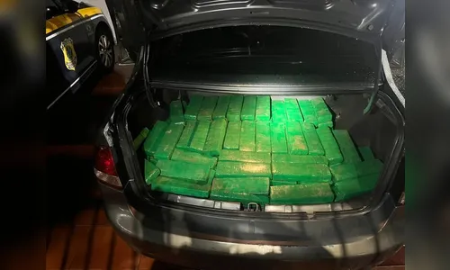 Polícia apreende 137 kg de maconha dentro de carro em Arapongas
