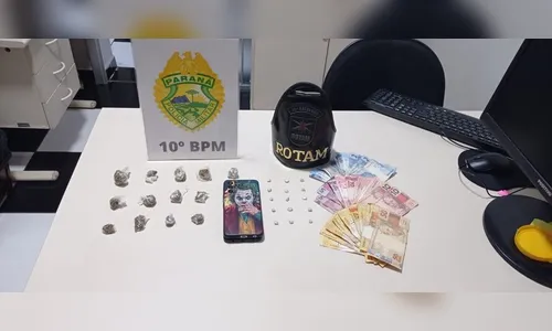 Rotam prende traficante com 28 porções de crack e maconha em Jandaia