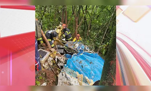 Avião de pequeno porte cai e provoca a morte de duas pessoas