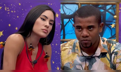 No paredão, Davi faz alerta importante para Isabelle: 