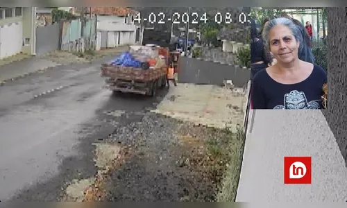 Mulher desce de caminhão e morre ao ser prensada contra muro; vídeo