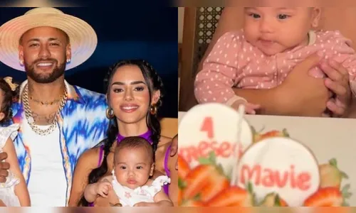 Filha de Neymar ganha festinha simples para celebrar mesversário; veja