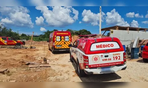 Parede cede e trabalhador fica soterrado em obra no Paraná