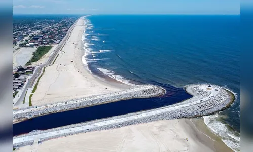 Revitalização da Orla de Matinhos chegou a 92,8% em janeiro