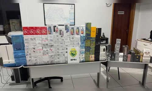 Polícia apreende quase 300 mercadorias com passageira de ônibus no PR