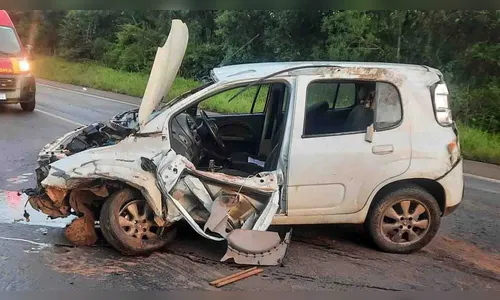 Jovem de 27 anos morre em capotamento na PR-280 no Sudoeste do Paraná