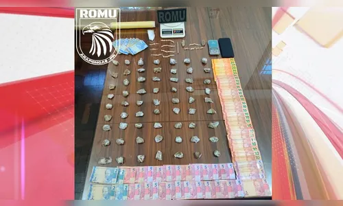 Jovem é preso com 65 porções de maconha e 57 de crack em Arapongas