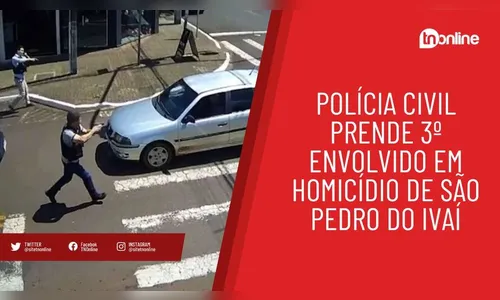 Polícia Civil prende 3º envolvido em homicídio de São Pedro do Ivaí