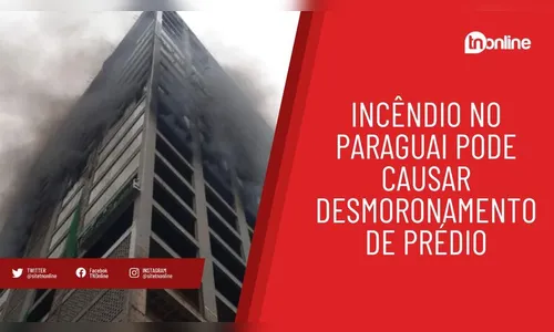 Prédio pode desmoronar a qualquer momento em Cidade do Leste